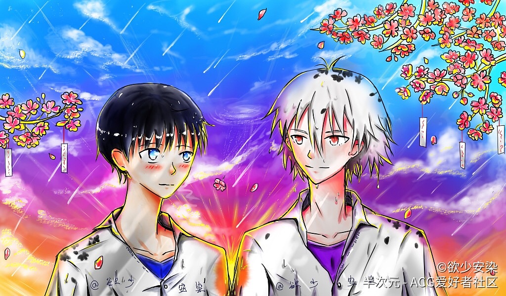 同人绘画！薰嗣！里欧佛提亚！鬼切！（图ZMjUwNDM2OTA0） - 其他动漫 - 站酷设计师欲少安染原创素材 - 站酷ZCOOL