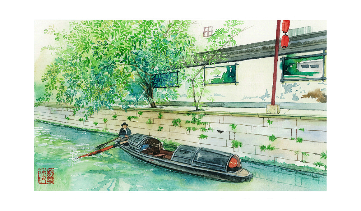 手绘城市系列——《手绘绍兴》