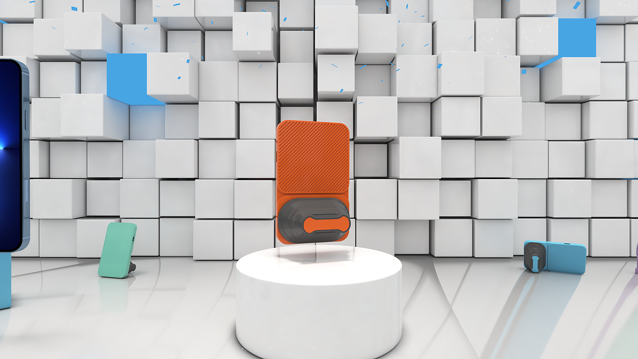 无线充电产品渲染动画-睿视博创|专注设计表现