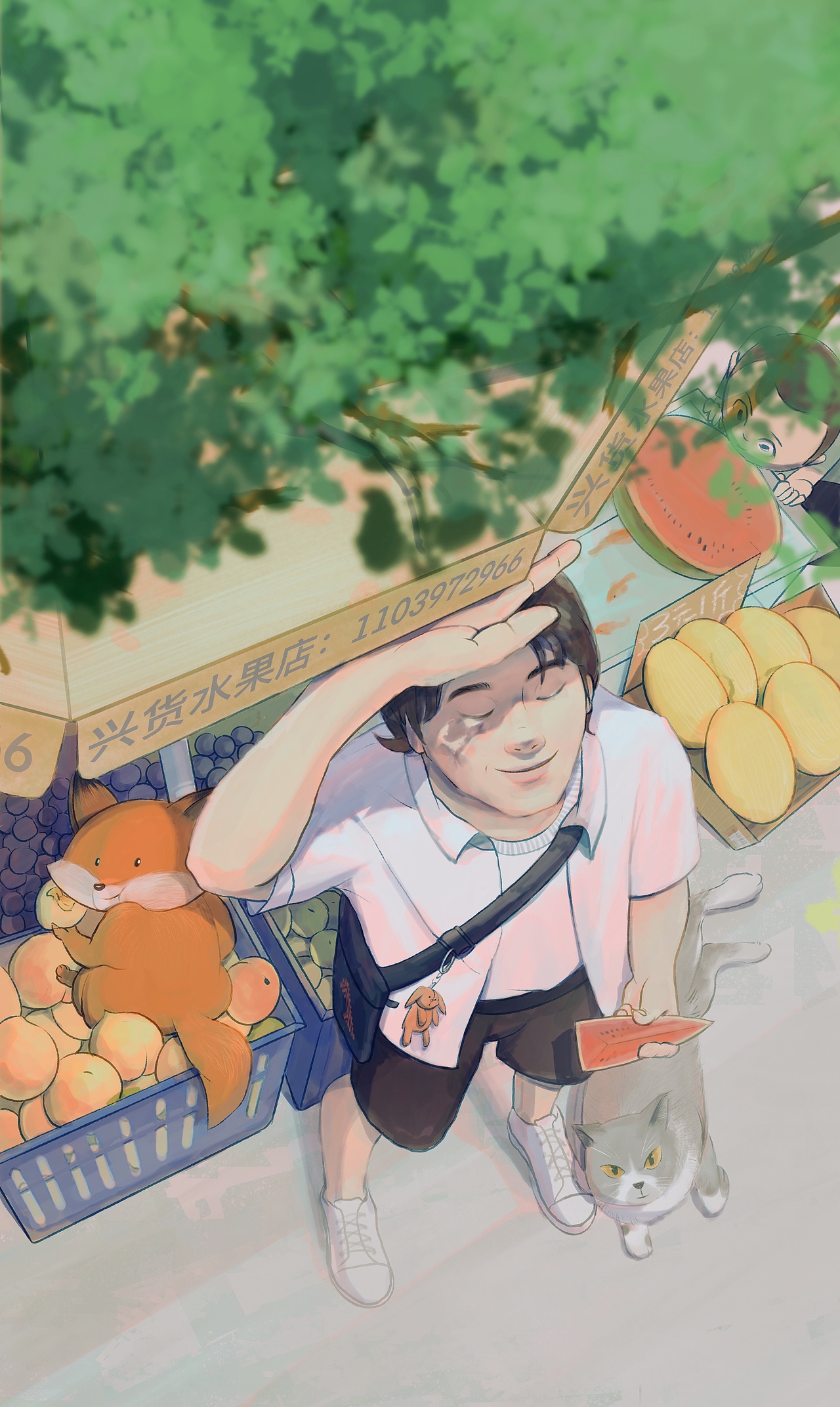 阳光落下有声音|绘画过程（图ZMzExMzIyMTUy） - 创作习作 - 站酷设计师焦尾枯桐原创素材 - 站酷ZCOOL