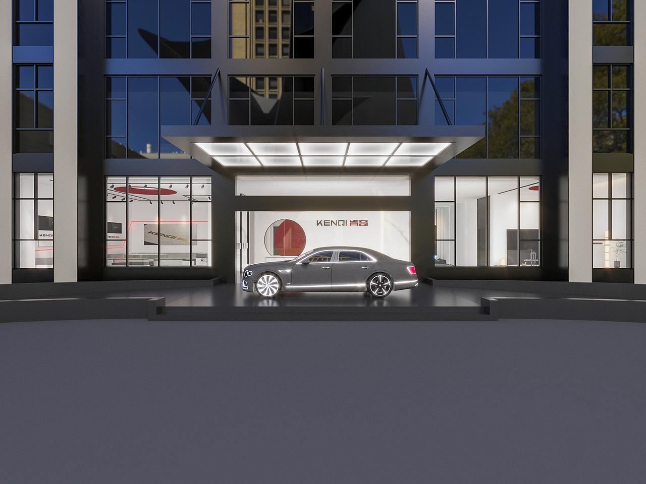 肯奇机电办公空间设计