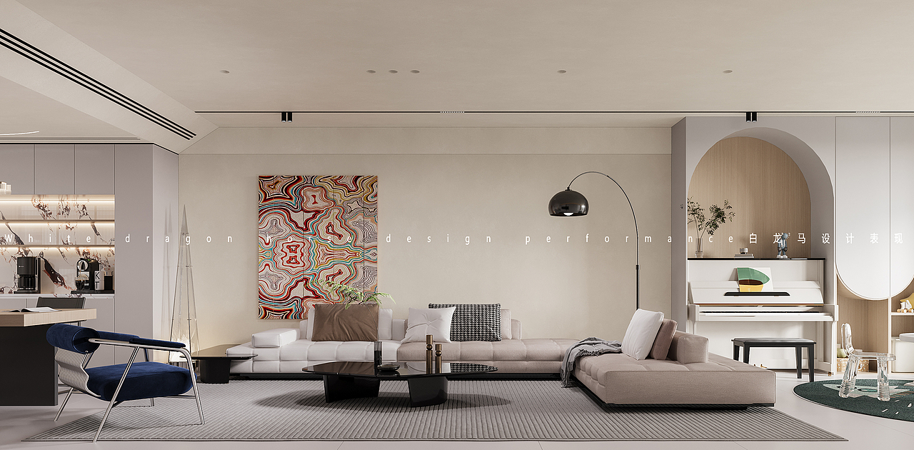 现代极简——白龙马悦悦（图ZMzQ2ODY0NzA0） - 商业空间设计 - 站酷设计师效果图白龙马悦悦原创素材 - 站酷ZCOOL