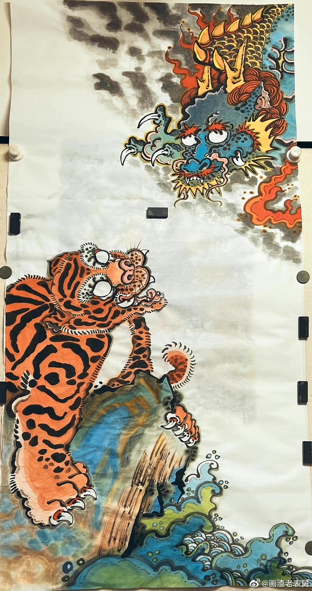 【南记手绘·不二堂·人从众·龙虎风云会】