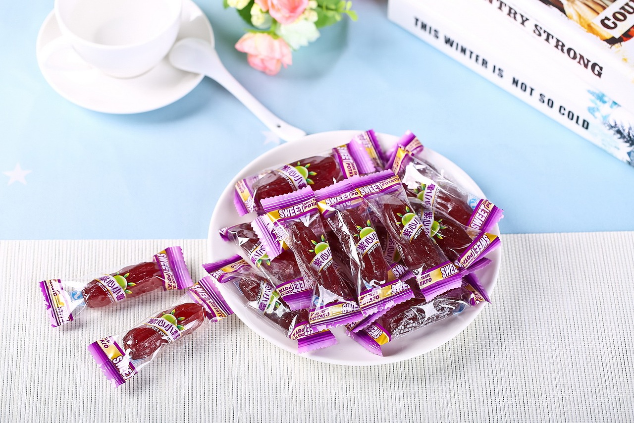 【东方写艺】淘宝产品摄影-水晶紫薯仔 地瓜干 清新