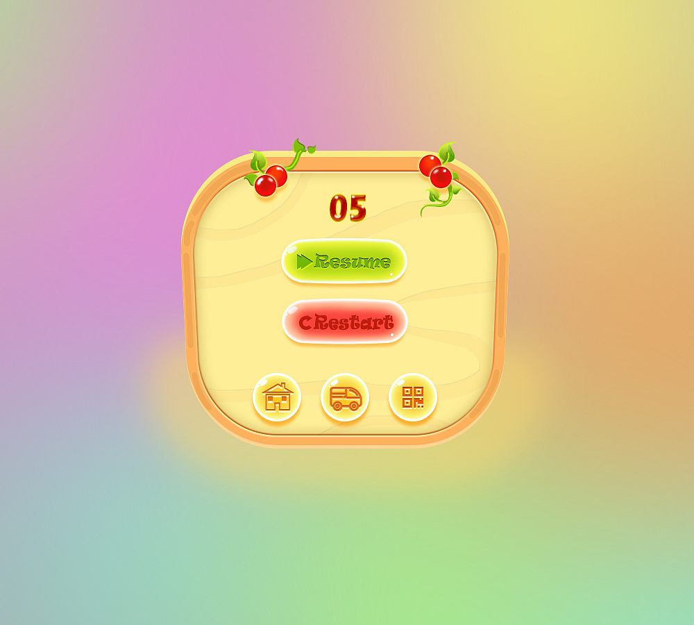 卡通界面及图标设计