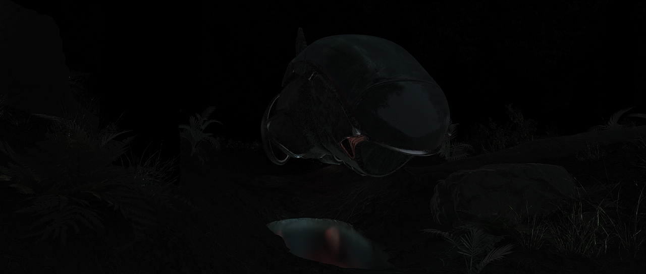 森林、植物、不明飞行物和不久前下过雨的小水坑CG展示（图ZMjE3MzMwMjA0） - 场景 - 站酷设计师纽扣不会扣原创素材 - 站酷ZCOOL