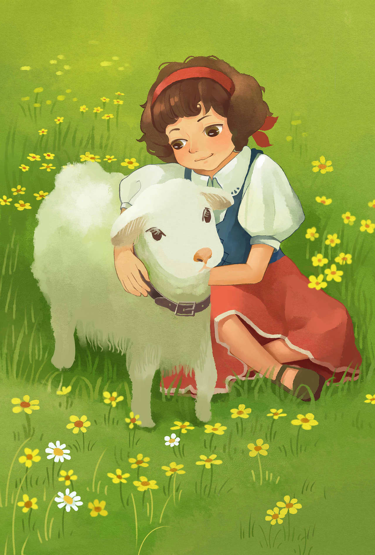 《海蒂》(heidi)系列插图