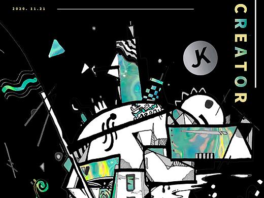 流体海报《CREATOR(造物者）》