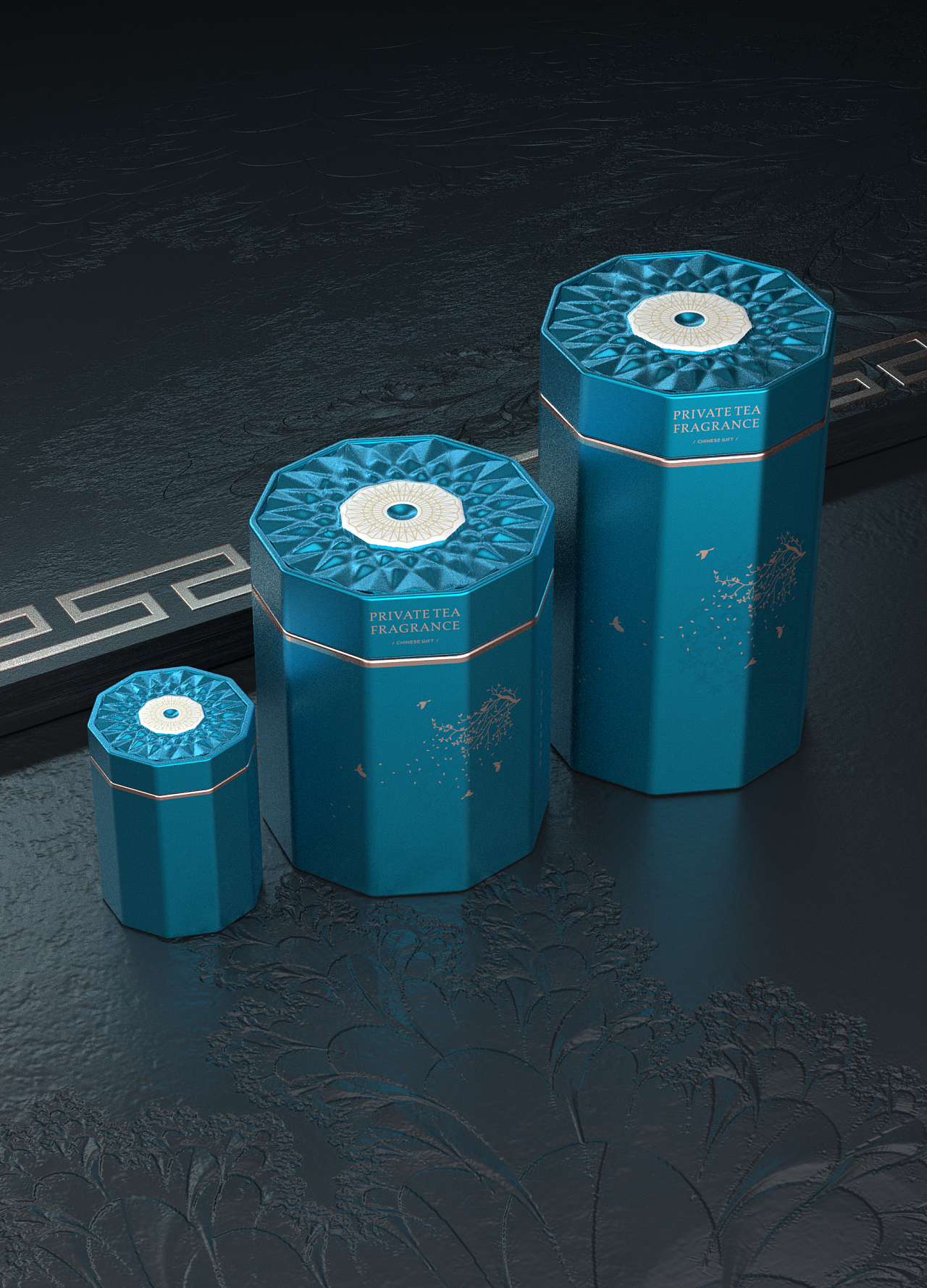 【金钻罐】茶叶公版铁罐设计