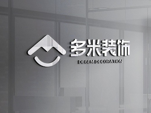 家居装饰公司/多米装饰/logo设计