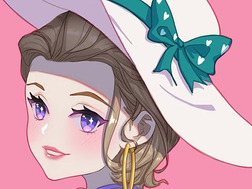 插画 头像（个人主页-ZNDc3NjExMjQ=） - 创作习作 - 站酷设计师兮蕊ya原创素材 - 站酷ZCOOL