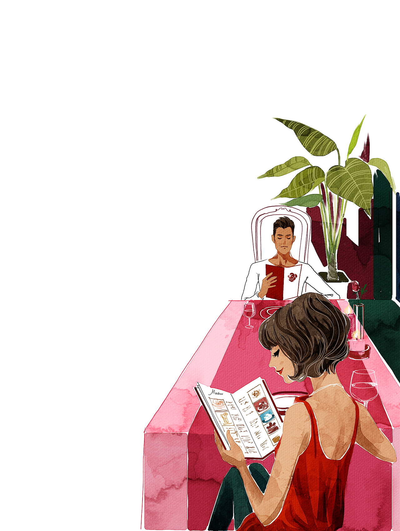 《女友》小说栏目插图