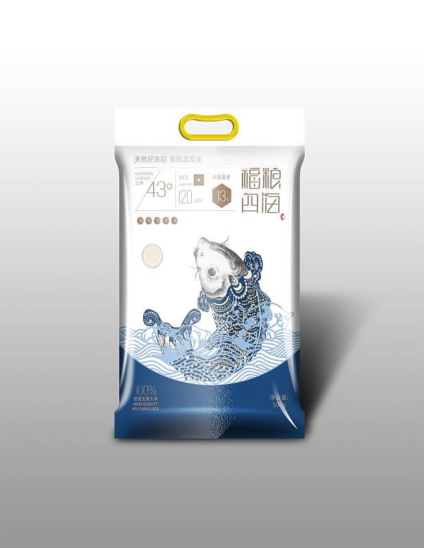 毕设——五常大米包装（图ZMTU4ODA4MTk2） - 包装 - 站酷设计师鱼于于原创素材 - 站酷ZCOOL