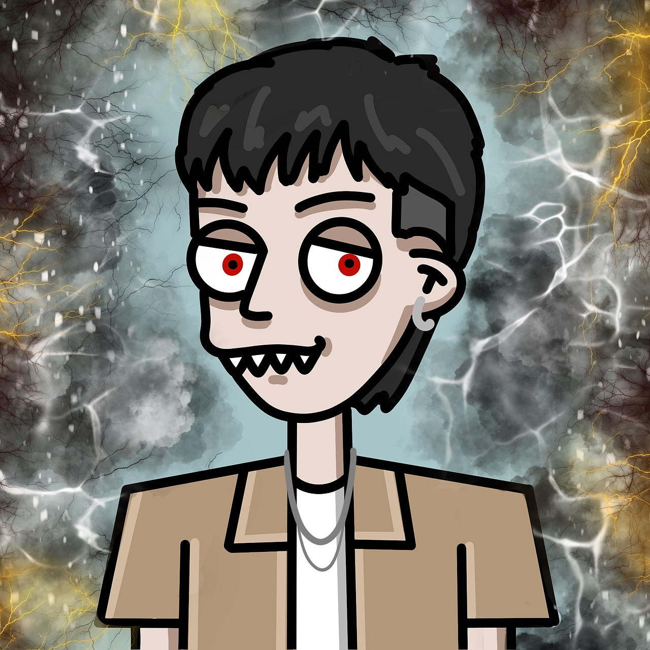 《红眼病百人斩斩斩》（图ZMjcxOTE1MjU2） - 艺术插画 - 站酷设计师毛毛毛毛密密麻麻原创素材 - 站酷ZCOOL