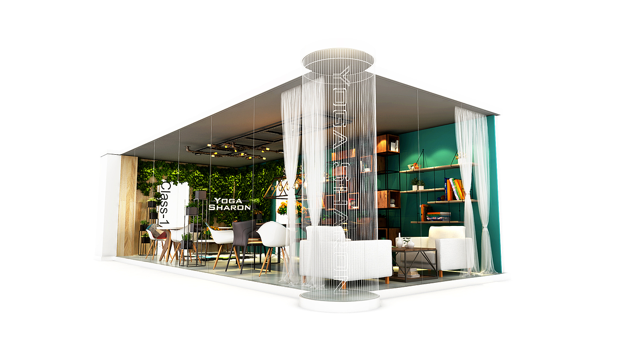 大连瑜伽·汇瑜伽会馆休息室设计（图ZNzM5NDk1Njg=） - 家装设计 - 站酷设计师XuXu0208原创素材 - 站酷ZCOOL