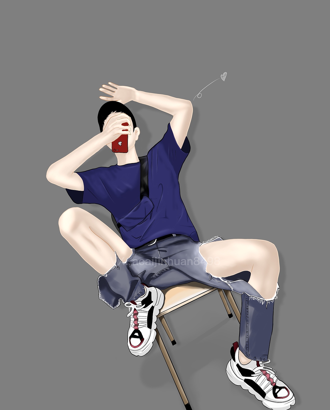 卡通人物全身手绘系列大全