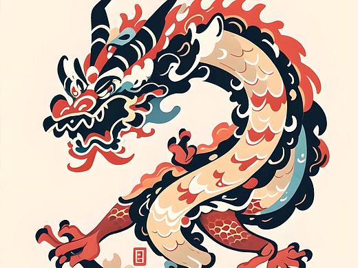 中国龙（个人主页-ZNjYzNjg3OTI=） - AI作品 - 站酷设计师那不勒斯向日葵原创素材 - 站酷ZCOOL