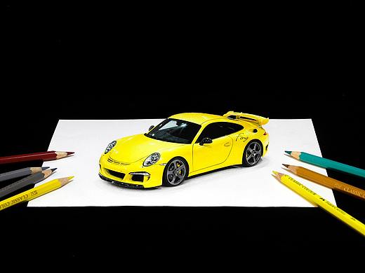 彩铅手绘——3D立体画（合集多图）