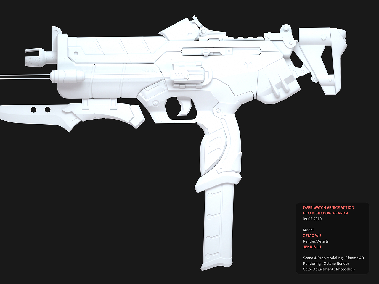 C4D-合作作品_守望先锋国王行动_黑影武器建模（图ZMTc3NjQxNjM2） - 其他三维 - 站酷设计师ZTAOWU原创素材 - 站酷ZCOOL