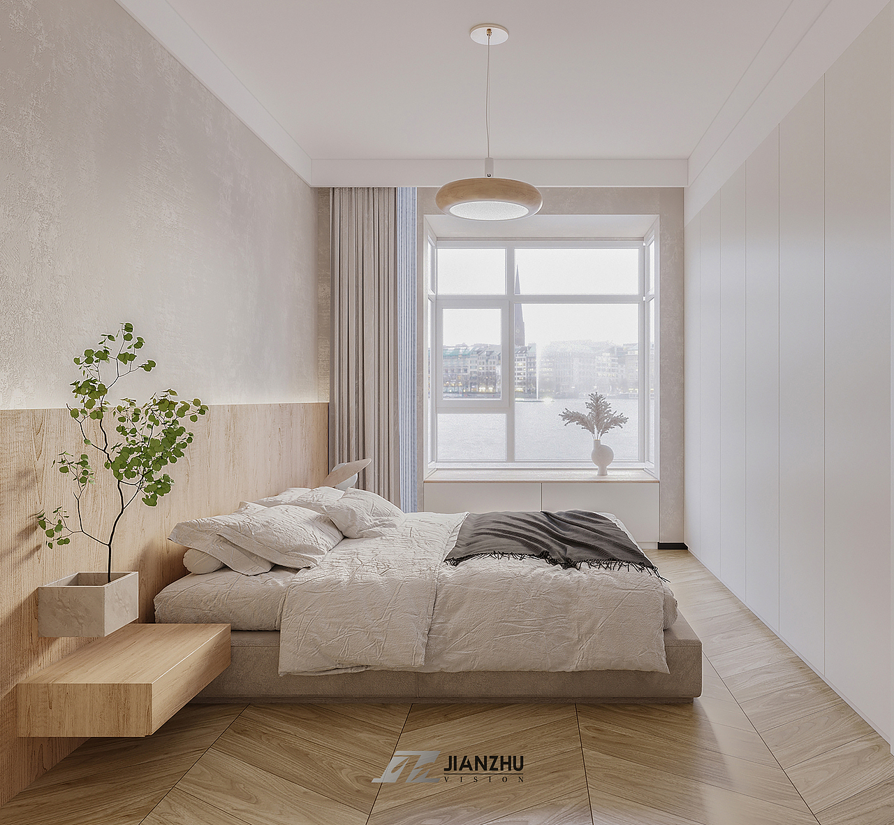 JIAN ZHU VISION| 居家卧室（图ZMjY5OTc2MTIw） - 家装设计 - 站酷设计师簡竹原创素材 - 站酷ZCOOL