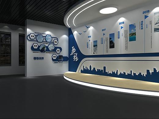 科技现代风展厅