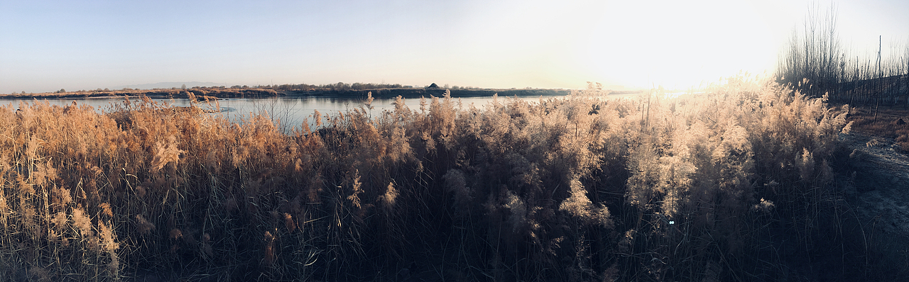 经渭分明冬日摄影作品