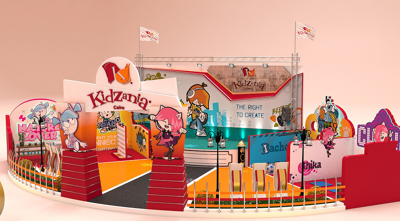 卡通人物路演（图ZMTY2Mjk1Mjg0） - 场景 - 站酷设计师3D设计师NG男原创素材 - 站酷ZCOOL