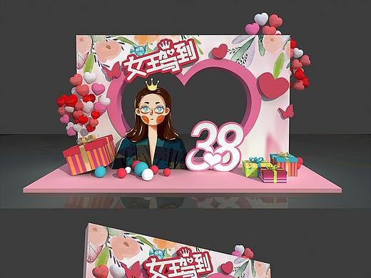 女神节美陈