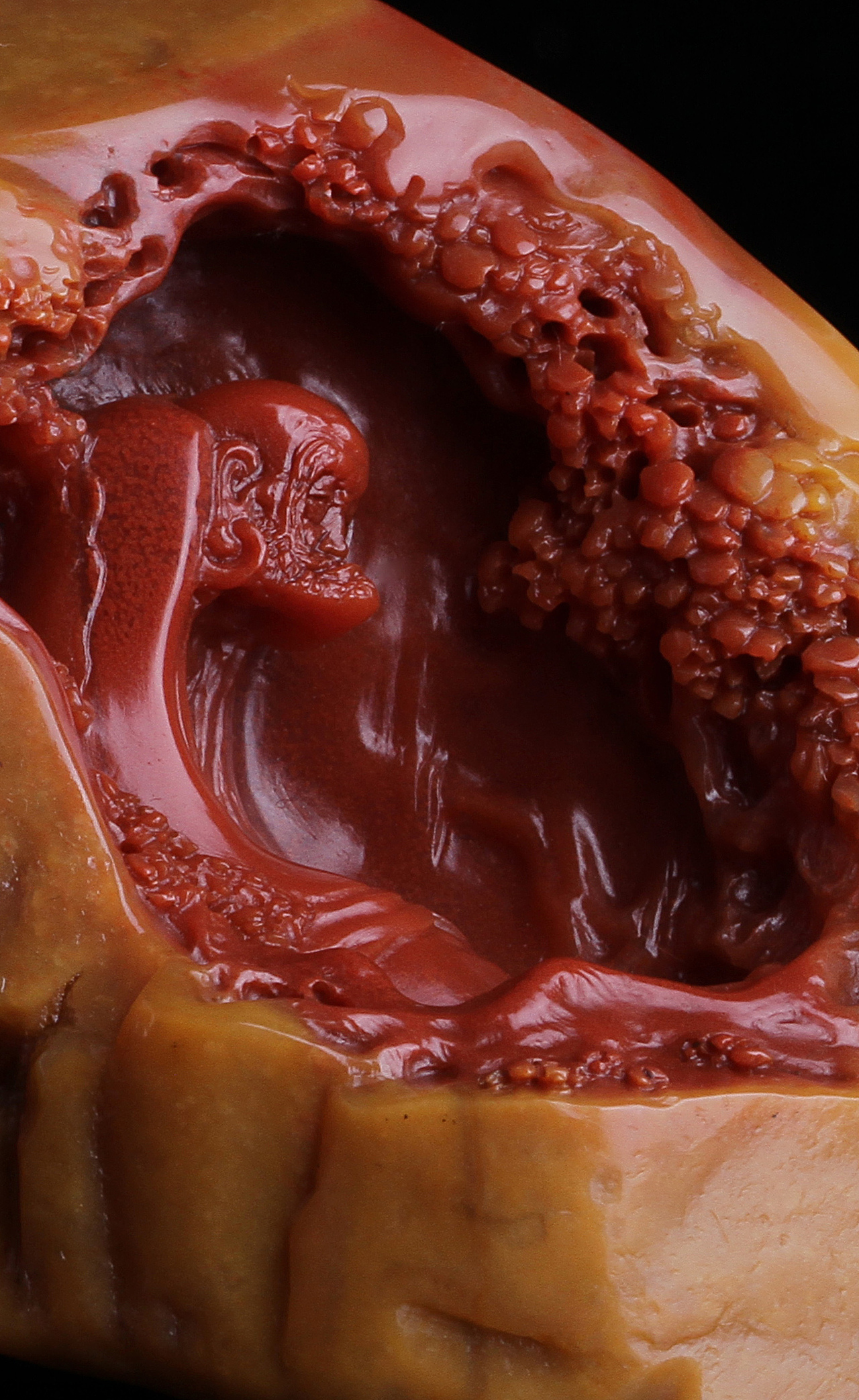 《谛听》 br>谛听是地藏菩萨经案下伏着的通灵神兽.