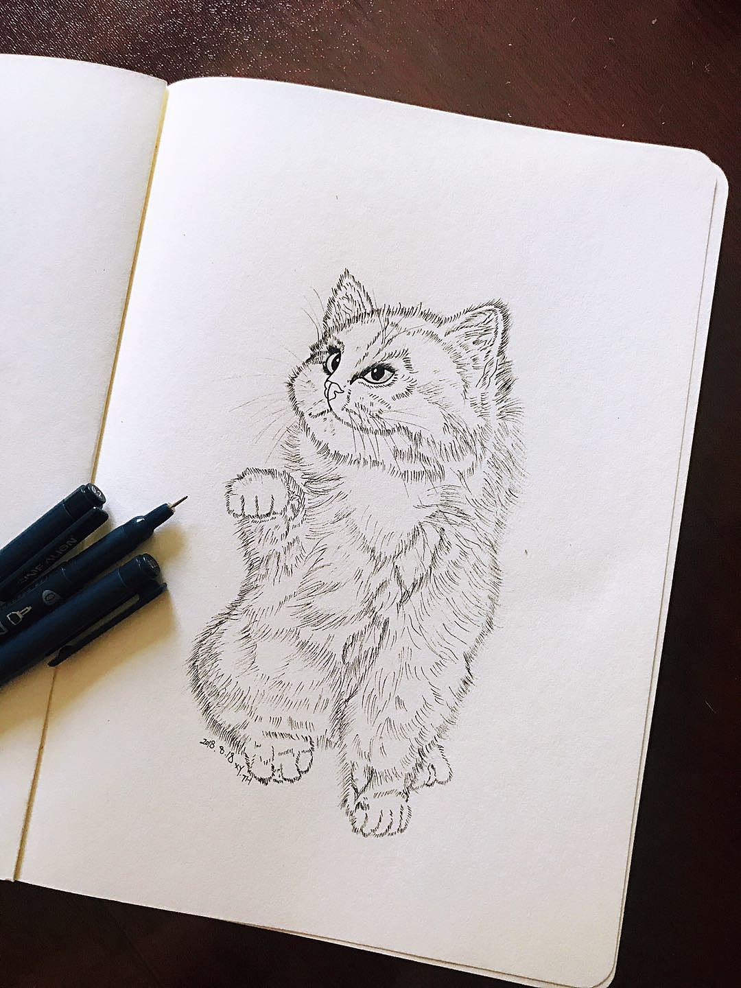 彩铅，针管笔作品（图ZMTY0MDM4NzEy） - 创作习作 - 站酷设计师英子手绘插画控原创素材 - 站酷ZCOOL