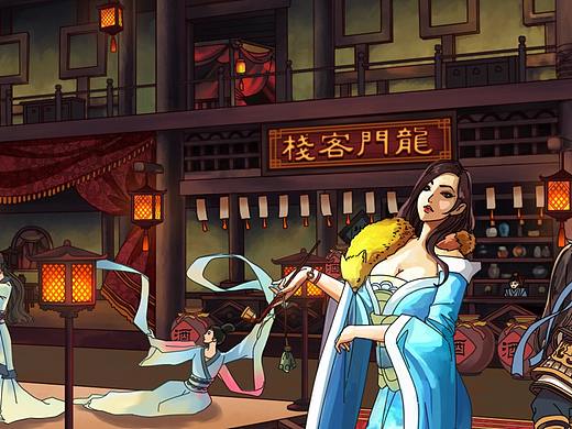 网易龙门客栈的宣传图