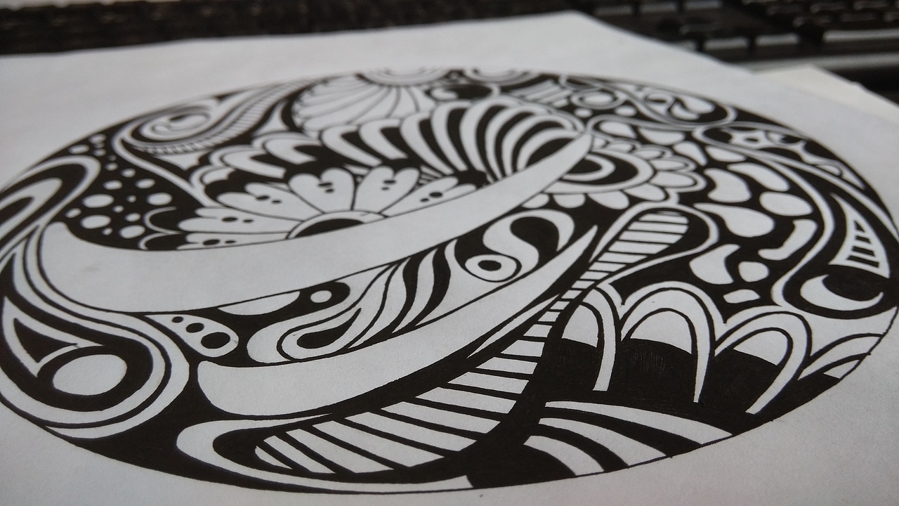 插画 手绘 黑白