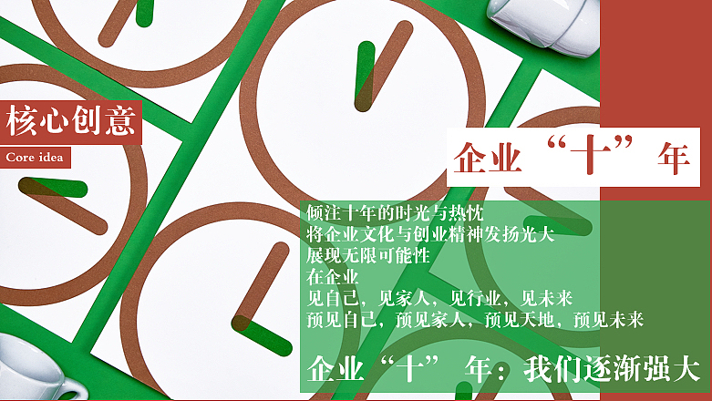2022企业十周年年会活动策划方案-53P