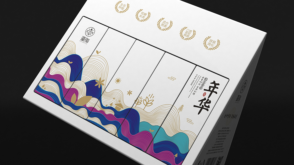 大米品牌设计,大米包装设计,高端大米包装-鎏脂大米