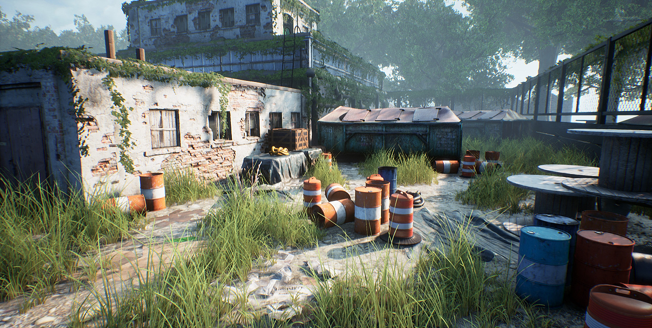 废弃工厂|三维|场景|芝士煎饺 - 原创作品 - 站酷 (zcool)