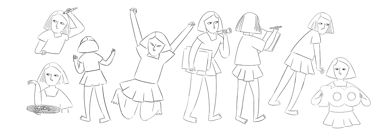 【宝藏】人物线稿笔记