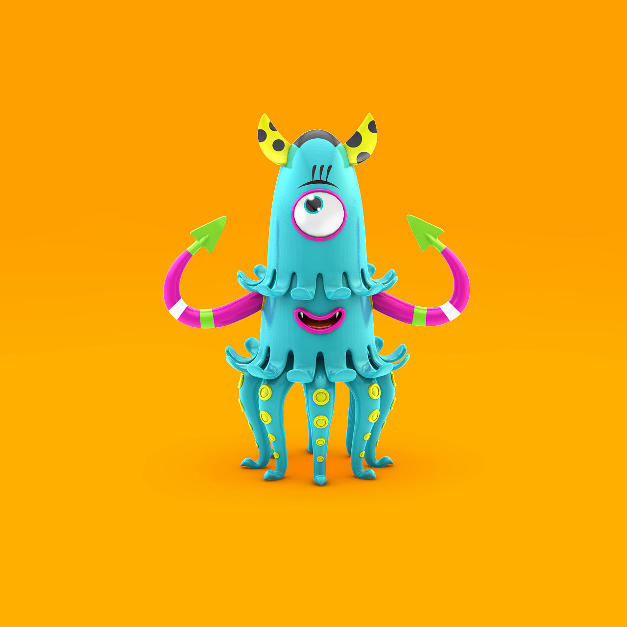 鱿太强|平面|吉祥物|daski - 原创作品 - 站酷 (zcool)