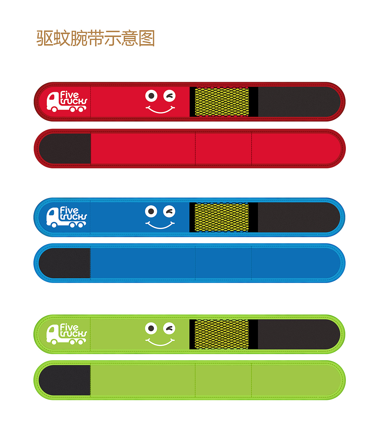 婴儿驱蚊腕带产品包装设计