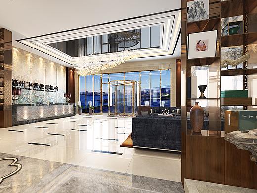 大廳效果圖（個人主頁-ZNTQ4Mjk0MDg=） - 建筑/空間 - 站酷設(shè)計師一柯芯原創(chuàng)素材 - 站酷ZCOOL