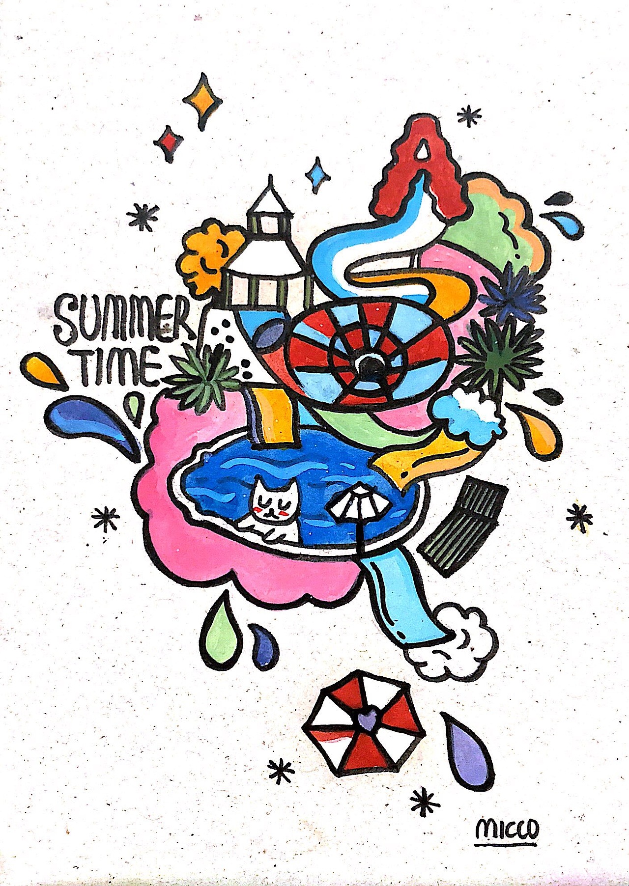 夏天的水上乐园