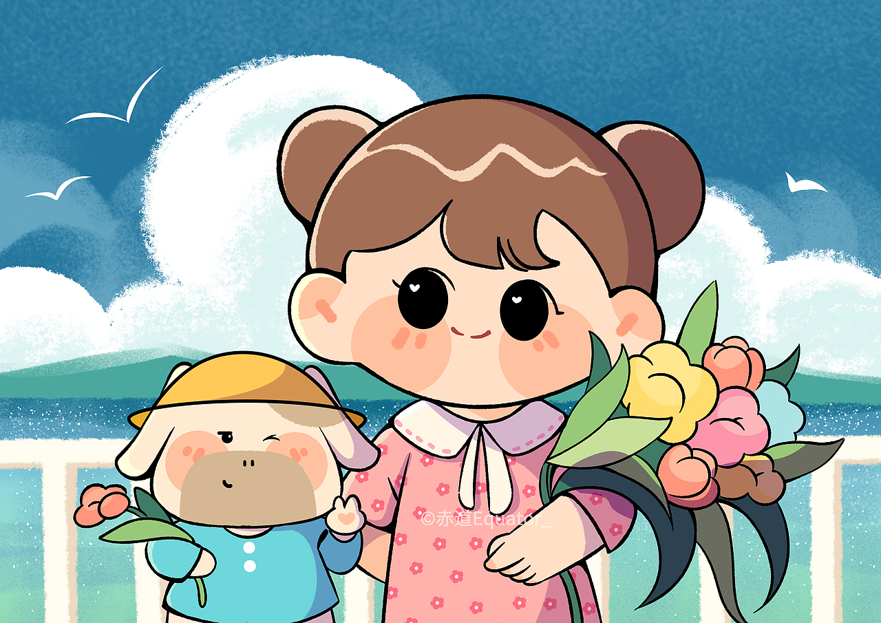 夏日·海边·鲜花（图ZMjUyOTQ1MTk2） - 创作习作 - 站酷设计师赤小道原创素材 - 站酷ZCOOL