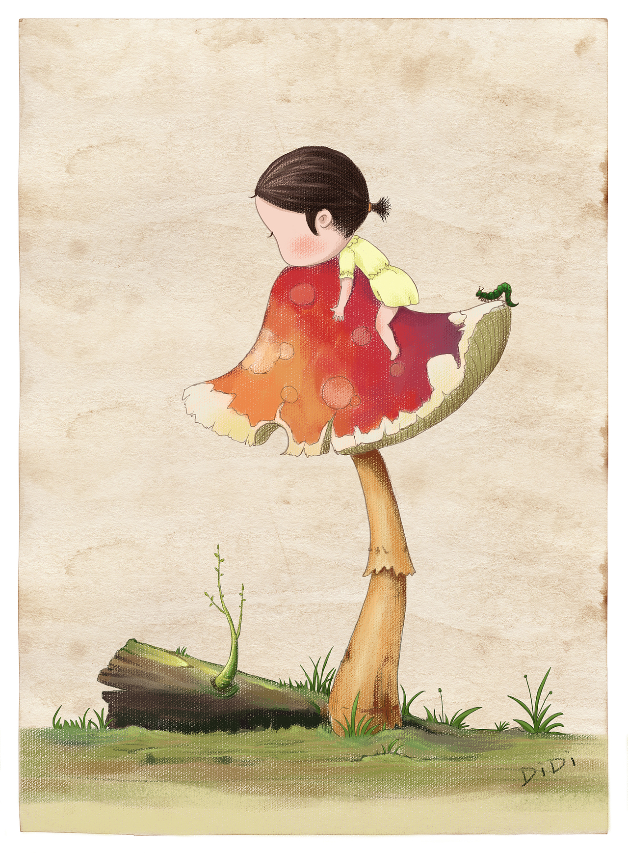 上学前的我（图ZMjE1NjQyNjMy） - 儿童插画 - 站酷设计师林徵0902原创素材 - 站酷ZCOOL