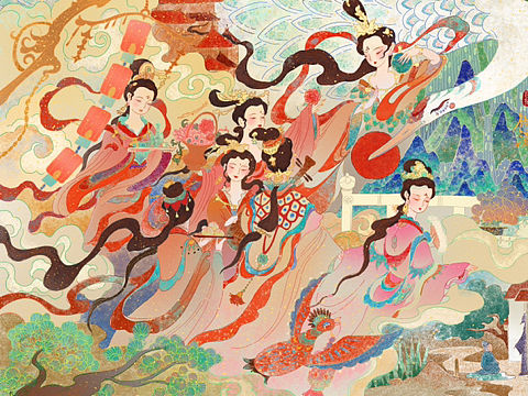 黄梅戏【天仙配】绘本创作  部分