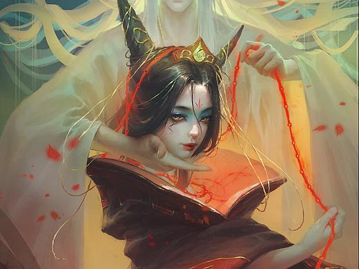 米罗老师《姜子牙》同人插画创作