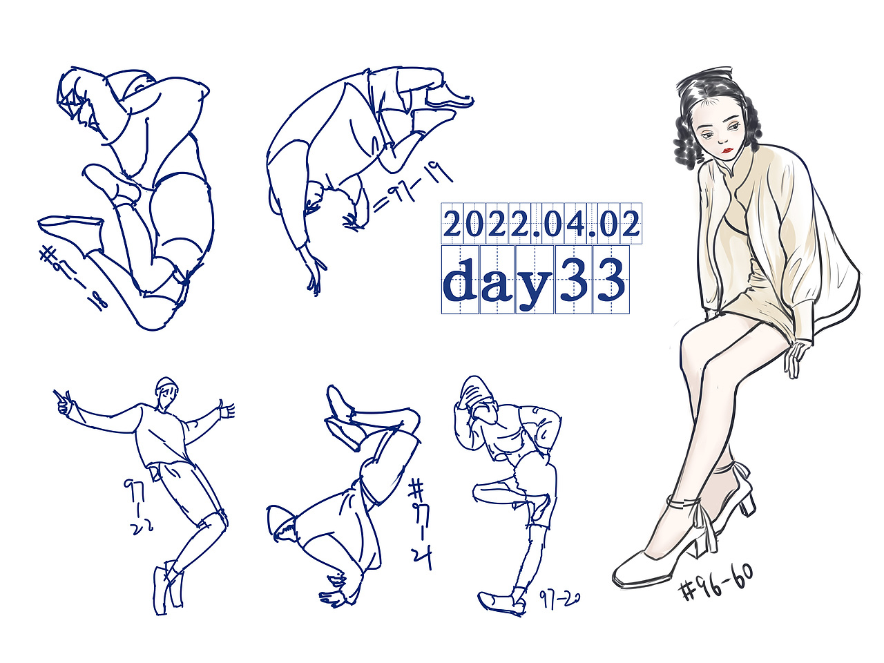 速写60天挑战赛day33@速写班长（图ZMjk1NDc5ODUy） - 创作习作 - 站酷设计师此女子有毒原创素材 - 站酷ZCOOL