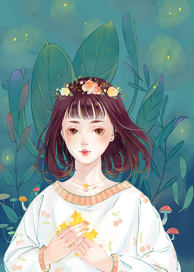 小清新|插画|艺术插画|龙玮 - 原创作品 - 站酷 (zcool)