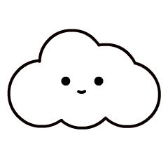 白云表情符号图片