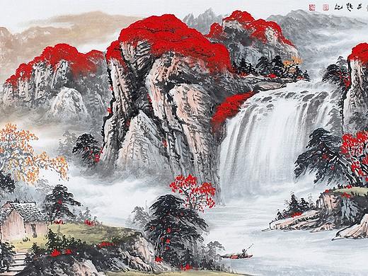 送领导字画选什么?山水画儒雅内涵深厚