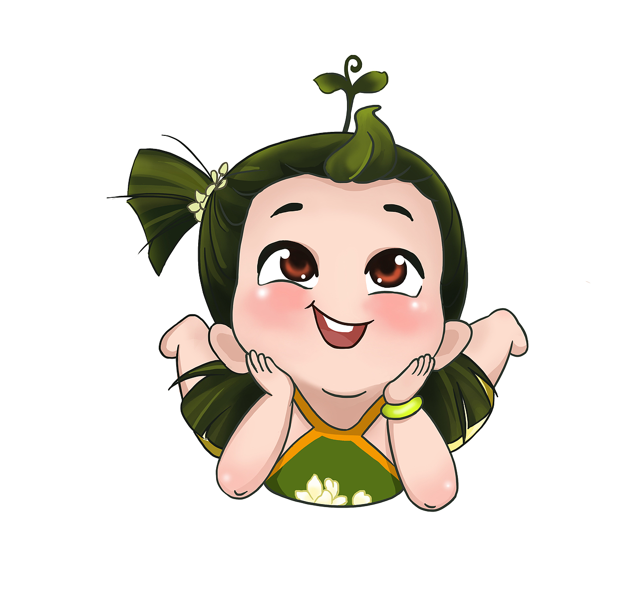 茉莉花仙子（图ZMTA5MzU1MjE2） - 商业插画 - 站酷设计师Mimi_C原创素材 - 站酷ZCOOL