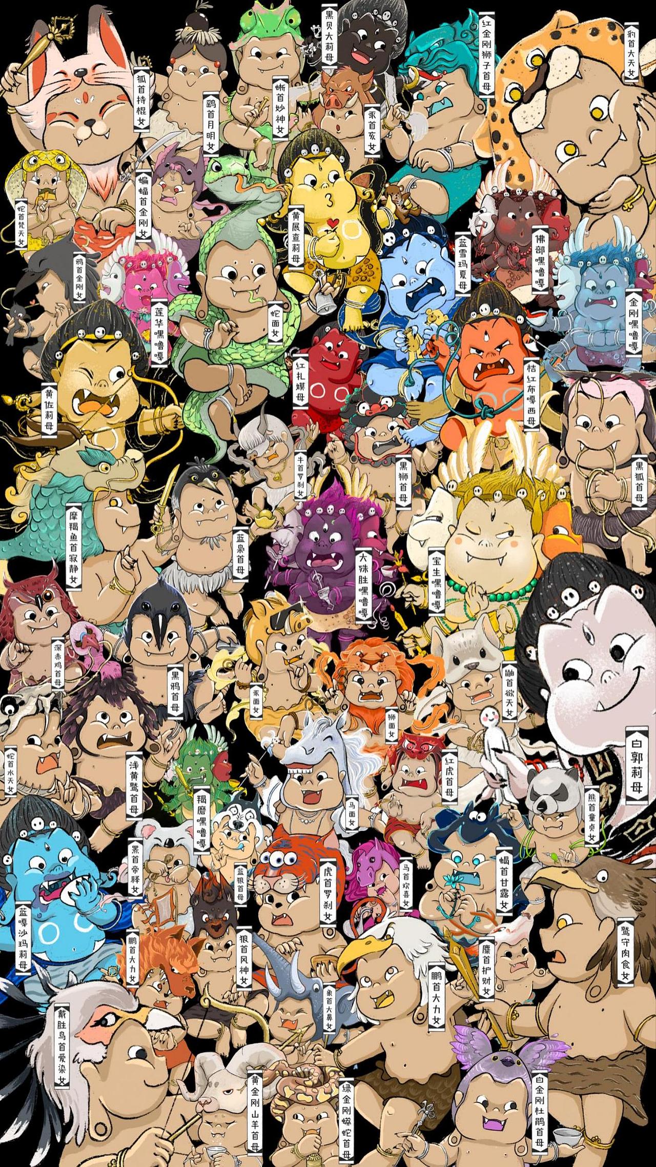 文武百尊造型设计